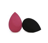 IWOWHERO Set de 2 Esponjas de Maquillaje Forma de Corazón y Huevo, Húmedas y Secas, Material Plástico, para Difuminar Base en Maquillaje Profesional