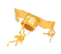 IWOWHERO sombrero de actuación teatral sombrero de cosplay del oro auténtico sombrero de funcionario sombrero de dragón sombrero real sombrero tradicional chino el plastico Golden