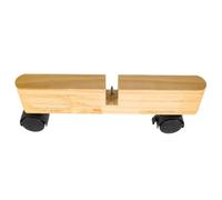 IWOWHERO Soporte Base Divisor de Habitación con Ruedas Patas para Panel Separador Accesorio Desmontable para Oficina y Hogar Base de Madera Maciza Segura y Fácil de Instalar