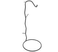 IWOWHERO Soporte Colgante de Hierro Negro para Plantas Aéreas Pequeñas Expositor para Terrarios y Macetas Hidropónicas Gancho Decorativo para Hogar Jardín y Oficina