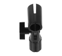IWOWHERO Soporte de Clip Ajustable para Micrófono de 17-25 Mm Adaptador de Rosca 3/8 Pulgada, Abrazadera de Plástico para Entrevistas y Accesorios de Montaje para Micrófonos