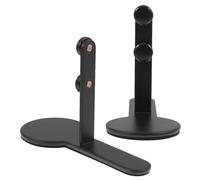 IWOWHERO Soporte de Escritorio para Panel Perforado Ajustable Patas Verticales Negras para Montaje Mesa Accesorio de Organización Ergonómico para Oficina y Hogar