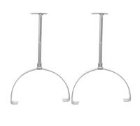 IWOWHERO Soporte de Protección contra Rayos Ajustable para Tejas Españolas, Abrazadera de Alta Resistencia para Conductor de Bajada, Montaje Fácil para Terminal Aérea en Techos de Arcilla,