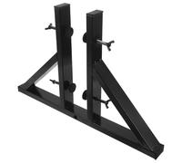 IWOWHERO Soporte para Espejo de Suelo Antideslizante y Estable Base de exhibición para Espejo de Cuerpo Hierro Negro para Obras de Arte y Marcos de Fotos