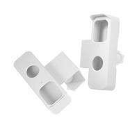 IWOWHERO Soporte para Timbre de Puerta Compatible con Blink Antirrobo sin Perforaciones Resistente Intemperie ABS y Metal 2 Unidades Blancas para Uso Doméstico y Apartamentos