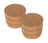 IWOWHERO Tapones de Corcho para Tarros de Cristal 6 Piezas Diseño Cónico sin Agujero Madera Blanda Reutilizable 85X20X78 MM Cierre Hermético para Jarrones Hidropónicos y Terrarios