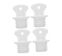 IWOWHERO Tapones de Goma Medianos para Bolsas de Agua Caliente Set de 4 Piezas Tapa Sellada a Prueba de Fugas Compatibles Bolsas Térmicas para Uso en Hogar Oficina y Viajes