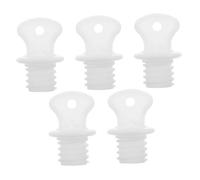 IWOWHERO Tapones de Goma para Bolsa de Agua Caliente 5 Piezas Sellador Hermético Pequeño 16 MM Repuesto para Bolsas de Calor Antifugas Accesorios para Terapia de Calor y Frío