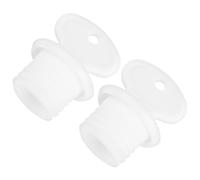 IWOWHERO Tapones para Bolsas de Agua Caliente de Plástico 2 Piezas, Pequeños, Tapón Antifugas Resistente, Portátil, para Uso Doméstico y Terapias de Calor, Accesorios Prácticos para Salud