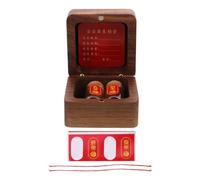 IWOWHERO Tarro de Recuerdo Cabello, Recuerdo del Cordón Umbilical para Recién Nacido, Caja de Madera, 5,60x5,60x3,80cm, para Conservar el Primer Cabello del, Hogar y Oficina