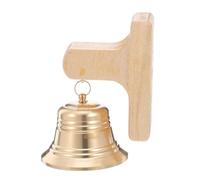 IWOWHERO Timbre Magnético de Madera de Haya Extra Grande, Campanas de Viento de Latón para Puerta, Campanilla Colgante Resistente Intemperie para Negocios, Hogar y Oficina