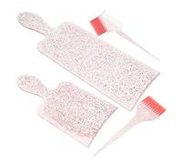 IWOWHERO Tinte Cabello Paleta De Colores Peine Para Resaltar Herramientas Para Aplicar Láminas Cabello Kit Para Teñir El Casa