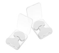 IWOWHERO Tiras Nasales para Puntos Negros de Algodón Blanco 2 Cajas Parche Desechable para Limpieza Facial Profunda en Nariz y Frente para Mujeres