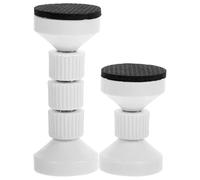 IWOWHERO Topes Ajustables para Cabecero de Cama 2 Pcs Fijadores Antivibración Almohadilla EVA Tope para Pared Estabilizador de Mesilla de Noche Accesorios para Cama Reparador