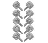 IWOWHERO Tornillos de Bloqueo Roscados M1.6x5mm para Calibradores Vernier, Tornillos Antiaflojamiento Metálicos de Moleteado, Pack de 10 Piezas para Ajuste Preciso y Fijación Segura