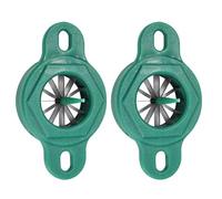 IWOWHERO Trituradora de Cebolletas de Acero Inoxidable 2 Piezas Cortador Portátil para Verduras en Rodajas Rallador Casero para Cocina y Restaurante Triturador Práctico y Compacto