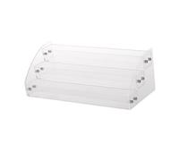 IWOWHERO Uñas Cosméticos Esmaltes de Organizador Diseño de Acrílico Multicapa Base Estable, Soporte Transparente Lápices Labiales y para para Escritorio y Viaje