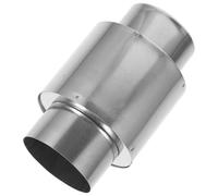 IWOWHERO Válvula Antirreflujo de Acero Inoxidable para Conector de Ventilación de Calentador de Agua a Gas, Protector contra Viento y Reflujo, Accesorio para Tuberías de Ventilación, 1