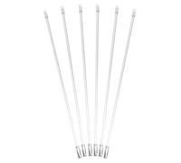 IWOWHERO Varilla para Persianas de Plástico Transparente de 17 Pulgadas, Mango Reutilizable para Cortinas y Persianas en Oficina o Hogar