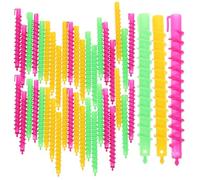 IWOWHERO Varillas de Permanente para Cabello Corto 100piezas Espirales para Rizar Pelo Material Abs Que Previene el Deslizamiento Uso Doméstico para Mujeres Color Aleatorio