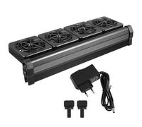 IWOWHERO Ventilador Ac220 Negro de Enfriamiento Ajustable para Pecera