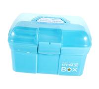 IWOWHERO viajar pecho botiquín de primeros auxilios vacío práctico contenedores de dulces azul sostenedor de la medicina envase de Organizador Kit de primeros auxilios