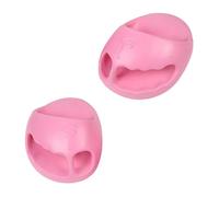 IWOWHERO Zapatillas de Yoga con Masaje para Corrección de Postura y Modelado Corporal Media Palma para Mujer y Hombre Diseño Resiliente y Portátil Color Rosa