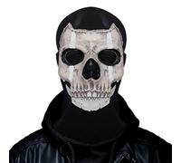 IWTBNOA Máscara de calavera de Halloween - Esqueleto de cabeza completa espeluznante, calavera de miedo, cráneo de horror para carnaval