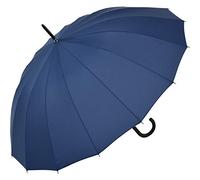 iX-brella Long - Paraguas de alta calidad de 16 varillas con automático resistente a tormentas, 100 cm