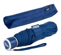 iX-brella Mini Ultra Light - Paraguas de bolsillo para mujer con gran techo - extra ligero, azul, 100 cm, Abrebotellas de mano