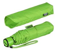 iX-brella Mini Ultra Light - Paraguas de bolsillo para mujer con gran techo - extra ligero, verde neón, 100 cm, Abrebotellas de mano