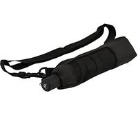 iX-brella Paraguas de trekking XXL con bandolera, negro, 115 cm, Paraguas de bolsillo XXL