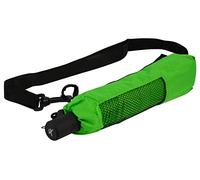 iX-brella Paraguas de trekking XXL con bandolera, verde neón, 115 cm, Paraguas de bolsillo XXL