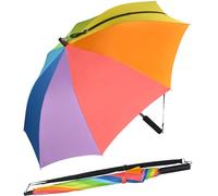 iX-brella Paraguas manos libres, arcoiris, 103 cm