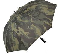 iX-brella Super Mini - Paraguas plegable con techo grande, 94 cm, camuflaje, verde oliva, Golfschirm Automatik, Paraguas de golf XXL