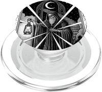 IX El Ermitaño Tarot Carta Mística Oculta Luna Escaleras PopSockets PopGrip para MagSafe