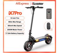 Ix7pro-patinete eléctrico de doble conducción, Scooter de 10 pulgadas, antideslizante, todoterreno,