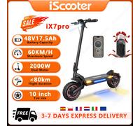 IX7pro-patinete eléctrico todoterreno con doble Motor, Scooter Eléctrico de 2000W, 48V, 17.5ah, desbloqueo por aplicación inteligente, para ciudad 2000W Dual Motor 48V17.5Ah