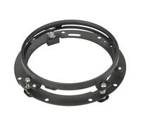 Ixaundd Faros Soporte De Montaje De Anillo De Faro LED De 7 Pulgadas Para Jeep, Para Wrangler JK, Coche, Softail, Motocicleta De Turismo Faros Trabajo(Black 1piece)