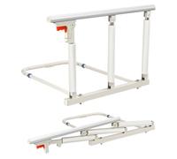 Ixdregan Barandillas de Cama para Seguridad de Adultos Mayores, manija Plegable para Barra de Ayuda para cabecera, Agarre de protección para prevención de caídas, Barrera Seguridad niños Cama 68x45cm