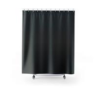 IXEHOH Cortina de Ducha estética de Lujo Negra,decoración de baño Minimalista Moderna,poliéster Moderno,Lavable a máquina (150 x 200 cm/59 x 78 Pulgadas [Ancho x Alto])