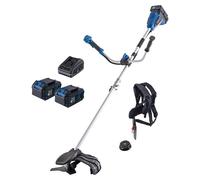 IXES 20V Desbrozadora de disco de batería BC-BCH380/40-X Set L (40 V, 4 Ah, 2 baterías, Ancho de corte hilo: 38 cm, Ancho de corte cuchilla: 25,5 cm)