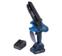 Scheppach IXES 20V Motosierra de batería para una mano BC-PS150-X Set S (20 V, 2 Ah, Iones de litio, 1 batería) + Garantía BAUHAUS 5 años para...