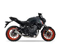IXIL RB acero inoxidable negro sistema completo Yamaha Tracer 700, 17-19 (RM14,RM15), negro