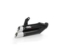 IXIL Sistema de escape completo hiperbajo Acero inoxidable negro / Aluminio pulido - Honda CB650R - XH6342XB, negro