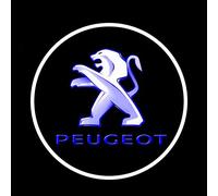 IXITAB 2/4 Pcs Luces LED de Bienvenida para Peugeot 2008/3008/4008/5008, Puerta de Coche lámpara de proyector de Piezas de diseño de indicador,A Two-3008