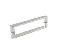 IXITAB Manija de puerta de mampara de ducha barra de agarre de acero inoxidable perillas de puerta de vidrio de baño deslizante juegos de reemplazo for mamparas de ducha (Size : 160 mm)
