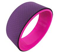 IXMLDAXD Anillos de Yoga, Rueda de Postura Yoga Dharma Circle Pilates 12,5 x Pulgadas, Rodillo Fuerte for Estirar la Espalda, Accesorio Equilibrio(Purple)