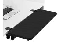 IXMLDAXD bandejas de Teclado, Bandeja for Teclado Plegable de 90° sin Perforaciones, ergonómica for reposabrazos, extensión Espacial, Soporte for Codos y Brazos computadora(65 * 25cm(25.6x10Inch))