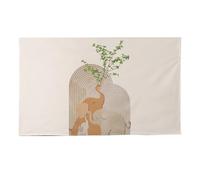 IXMLDAXD cubierta de televisión, Funda antipolvo for televisores de 32 a 75 pulgadas, ideal for decoración interiores en dormitorios y salas estar(A,37 38in(92x58cm))